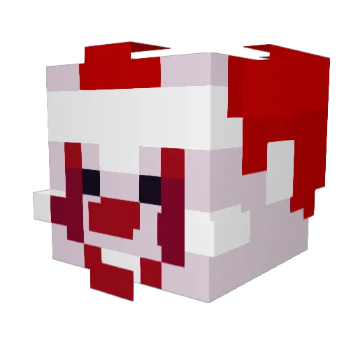 Dirktart7 Minecraft avatar head, 3D render