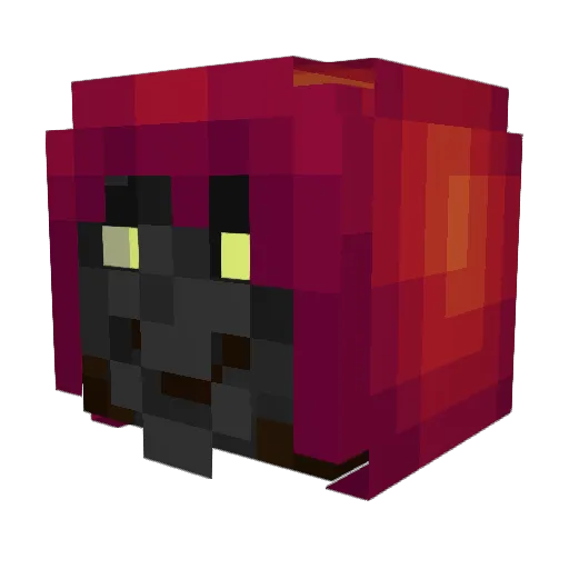 Dirky___ Minecraft avatar head, 3D render