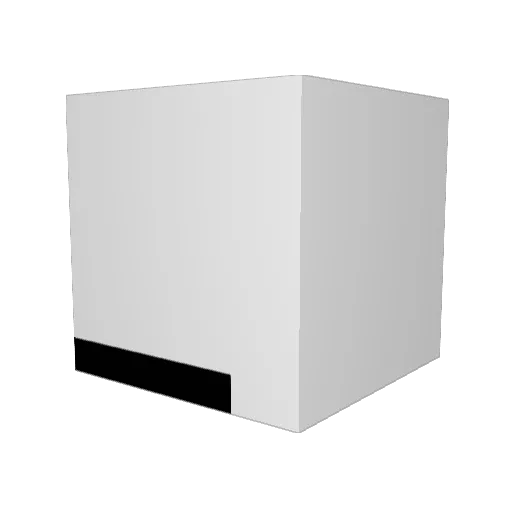 Dirrin_kun Minecraft avatar head, 3D render