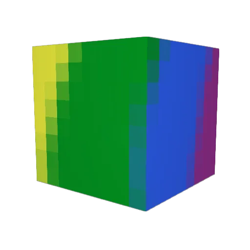 DirrrtySprite Minecraft avatar head, 3D render