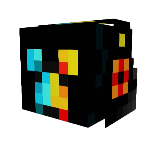 Dirt0221 Minecraft avatar head, 3D render