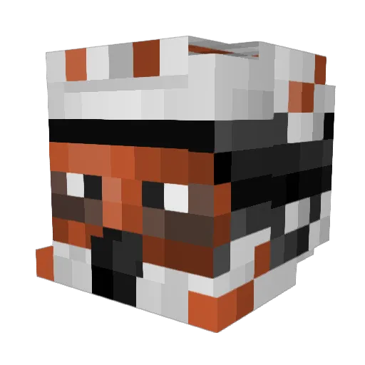 DirtDude Minecraft avatar head, 3D render