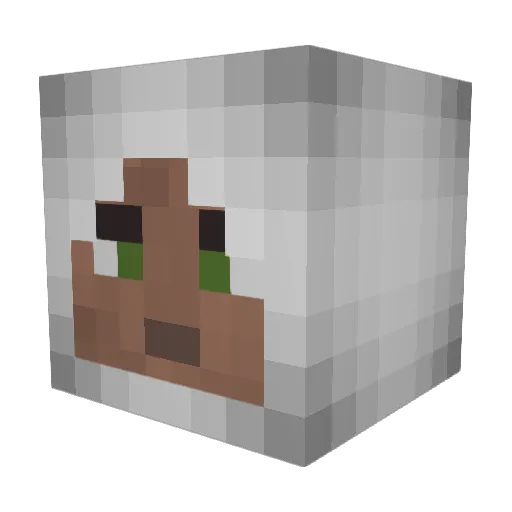 DirtGaming1868 Minecraft avatar head, 3D render