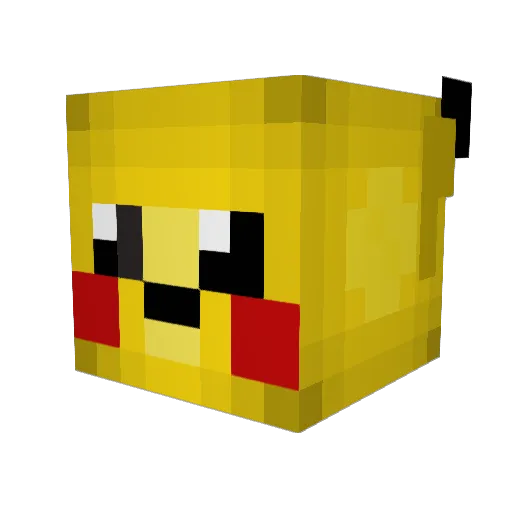 Dirtmaster52 Minecraft avatar head, 3D render