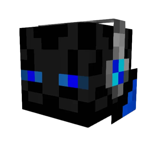 DirtyCurtis1 Minecraft avatar head, 3D render