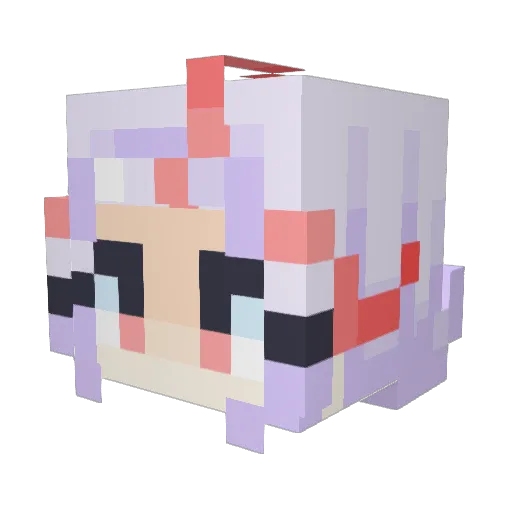 DirtyDan00 Minecraft avatar head, 3D render