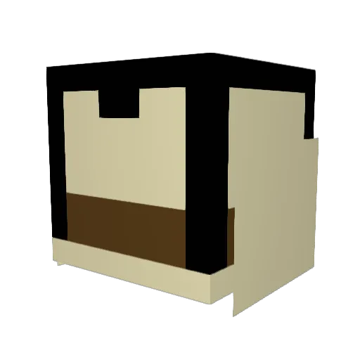 DirtyDan4400 Minecraft avatar head, 3D render