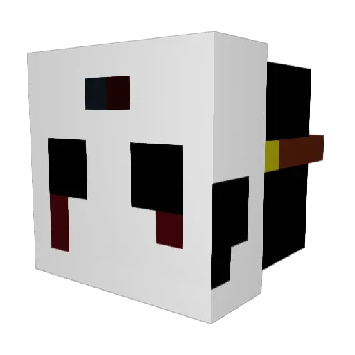 DirtyDogg92 Minecraft avatar head, 3D render