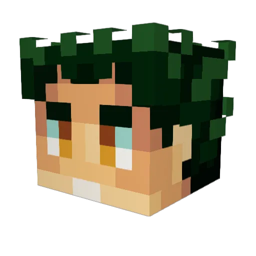 DirtyReverie Minecraft avatar head, 3D render