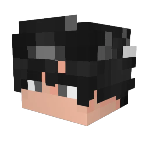 DirtySoxxJr Minecraft avatar head, 3D render