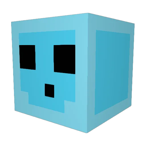 Dirty_Flamingo Minecraft avatar head, 3D render