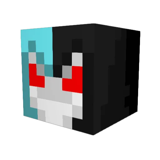 Dirty_Nasty Minecraft avatar head, 3D render
