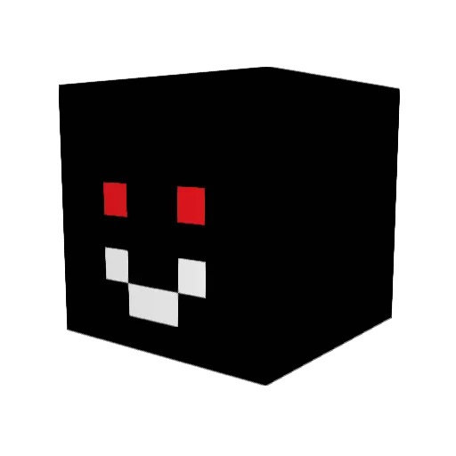 Dirtyassafircan Minecraft avatar head, 3D render