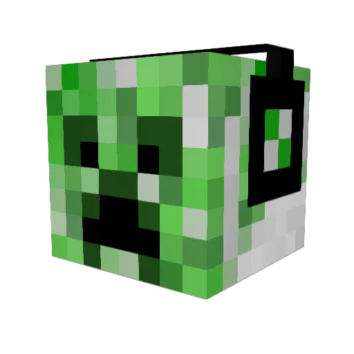 DisReaper Minecraft avatar head, 3D render