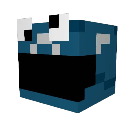 DisabledAngel Minecraft avatar head, 3D render