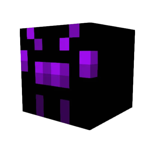 Disastear Minecraft avatar head, 3D render