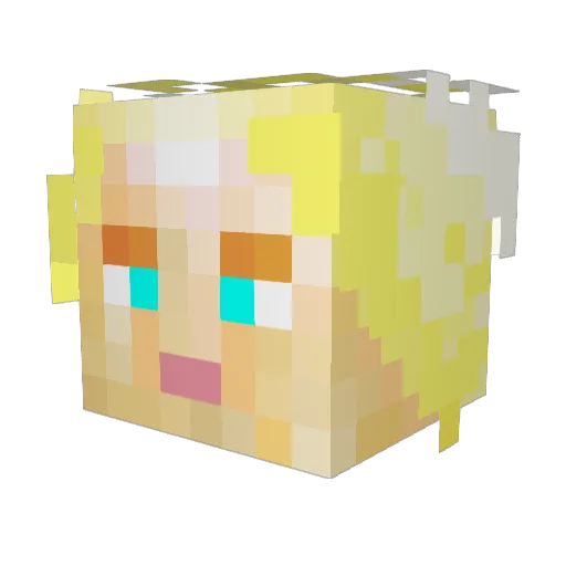 DiscipleOfYakub Minecraft avatar head, 3D render