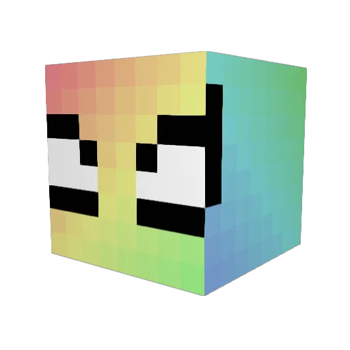 DiscoSpider78 Minecraft avatar head, 3D render