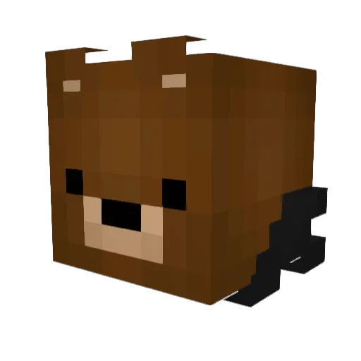 DiscoUwe Minecraft avatar head, 3D render