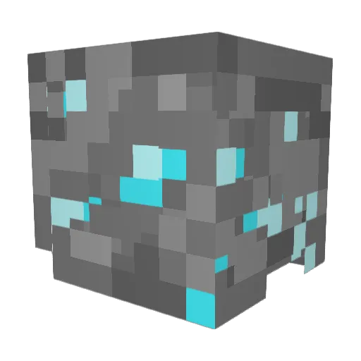 Discologg Minecraft avatar head, 3D render