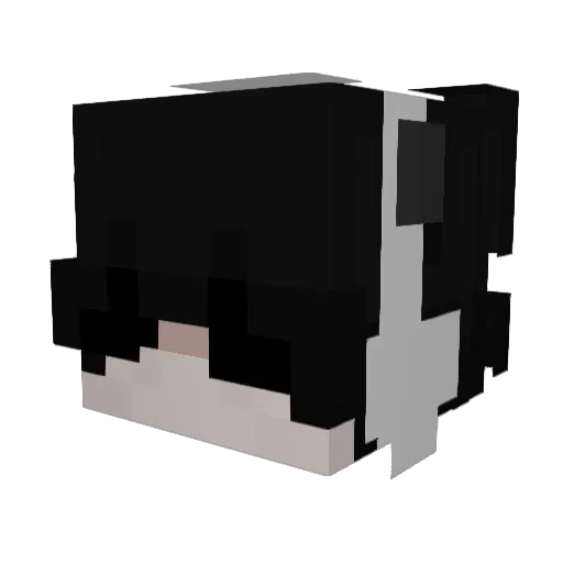 Discordancia Minecraft avatar head, 3D render