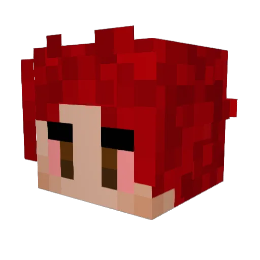 DiscountGod Minecraft avatar head, 3D render