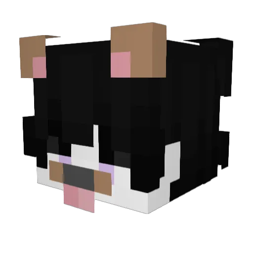 Discriminador Minecraft avatar head, 3D render