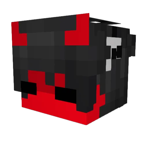 Discu_Stealer Minecraft avatar head, 3D render