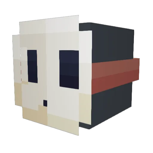 Discus_Infernus Minecraft avatar head, 3D render