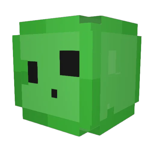 Disforduck Minecraft avatar head, 3D render