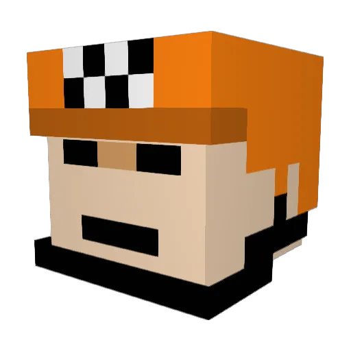 Disgusted_Yoshi Minecraft avatar head, 3D render