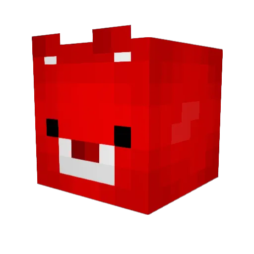 Dishandswish Minecraft avatar head, 3D render
