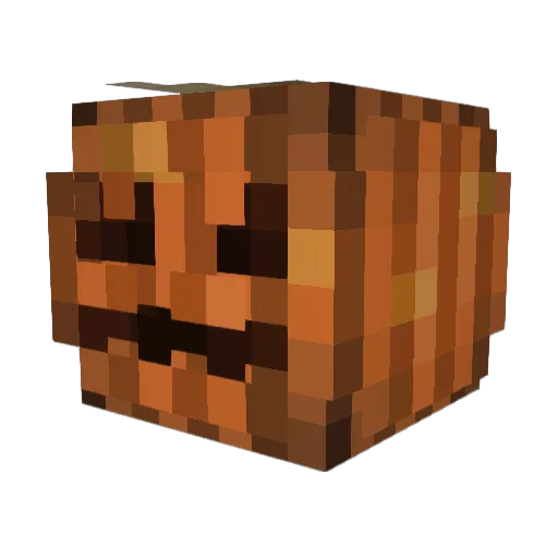 DisjoinedPrawn Minecraft avatar head, 3D render
