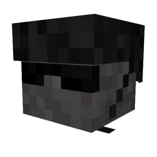 DiskJones Minecraft avatar head, 3D render