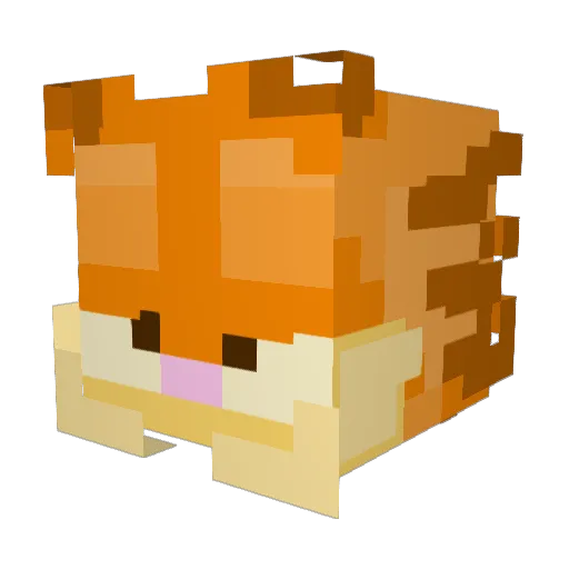 Dislekt Minecraft avatar head, 3D render