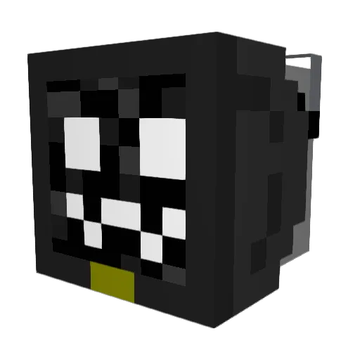 Dismarsh Minecraft avatar head, 3D render