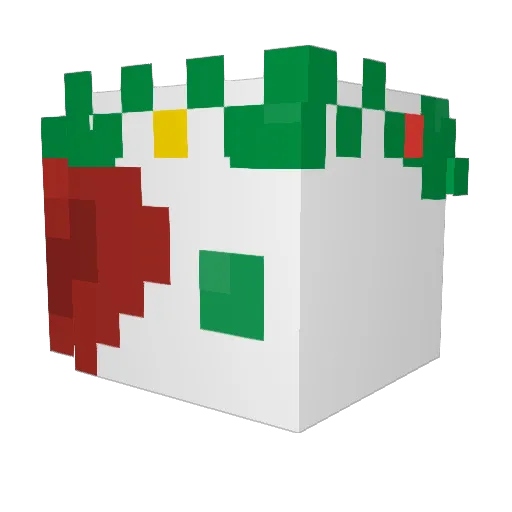 DispenceOfficial Minecraft avatar head, 3D render