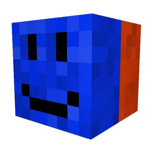 Displaynameisfun Minecraft avatar head, 3D render