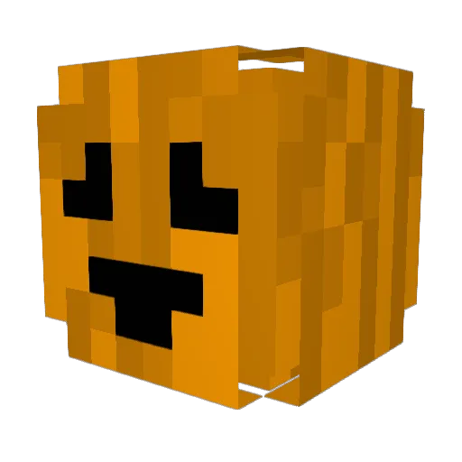 DispleName Minecraft avatar head, 3D render
