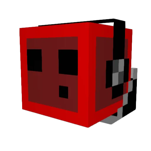 DisposedNest Minecraft avatar head, 3D render
