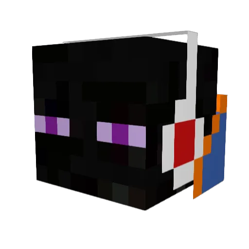 DissBoZz Minecraft avatar head, 3D render