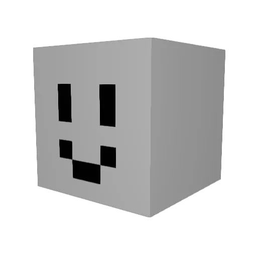DissonantReality Minecraft avatar head, 3D render