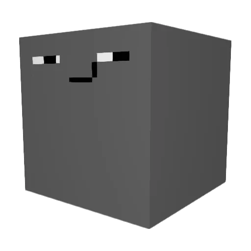 DisstreamORK Minecraft avatar head, 3D render