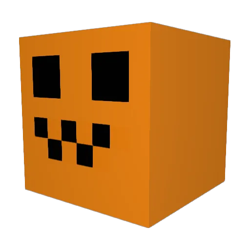 DistantMind Minecraft avatar head, 3D render