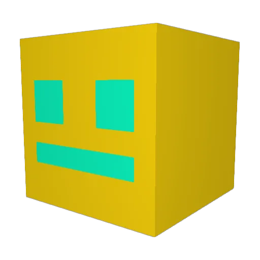DisturbedO Minecraft avatar head, 3D render