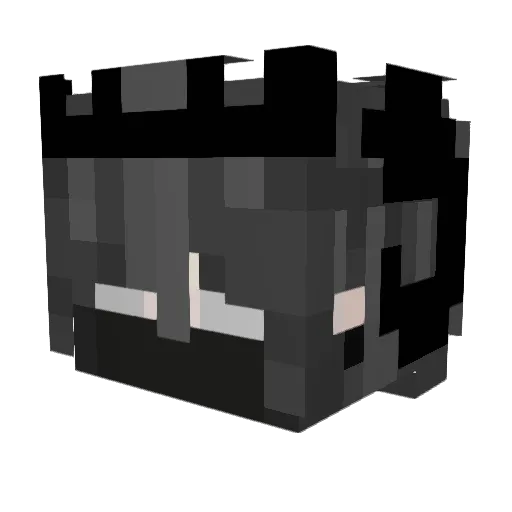 DisxChamp Minecraft avatar head, 3D render