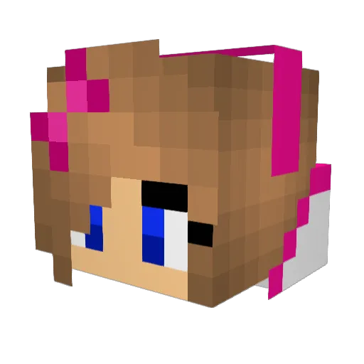 Dit1303 Minecraft avatar head, 3D render