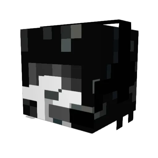 Dito1207 Minecraft avatar head, 3D render