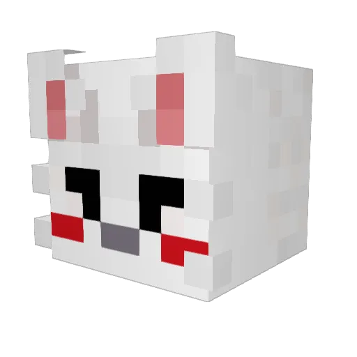 Ditterex0 Minecraft avatar head, 3D render