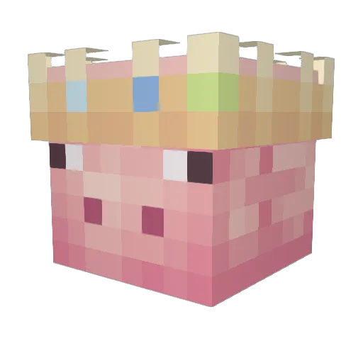 Dittmar_Bohlen Minecraft avatar head, 3D render